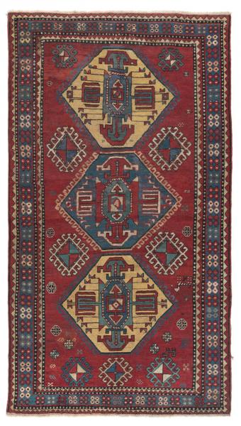 ANTIQUE KAZAKH 141x249